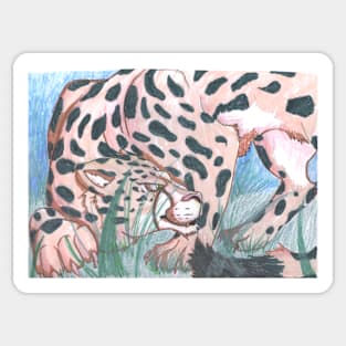 The American Cheetah Sticker